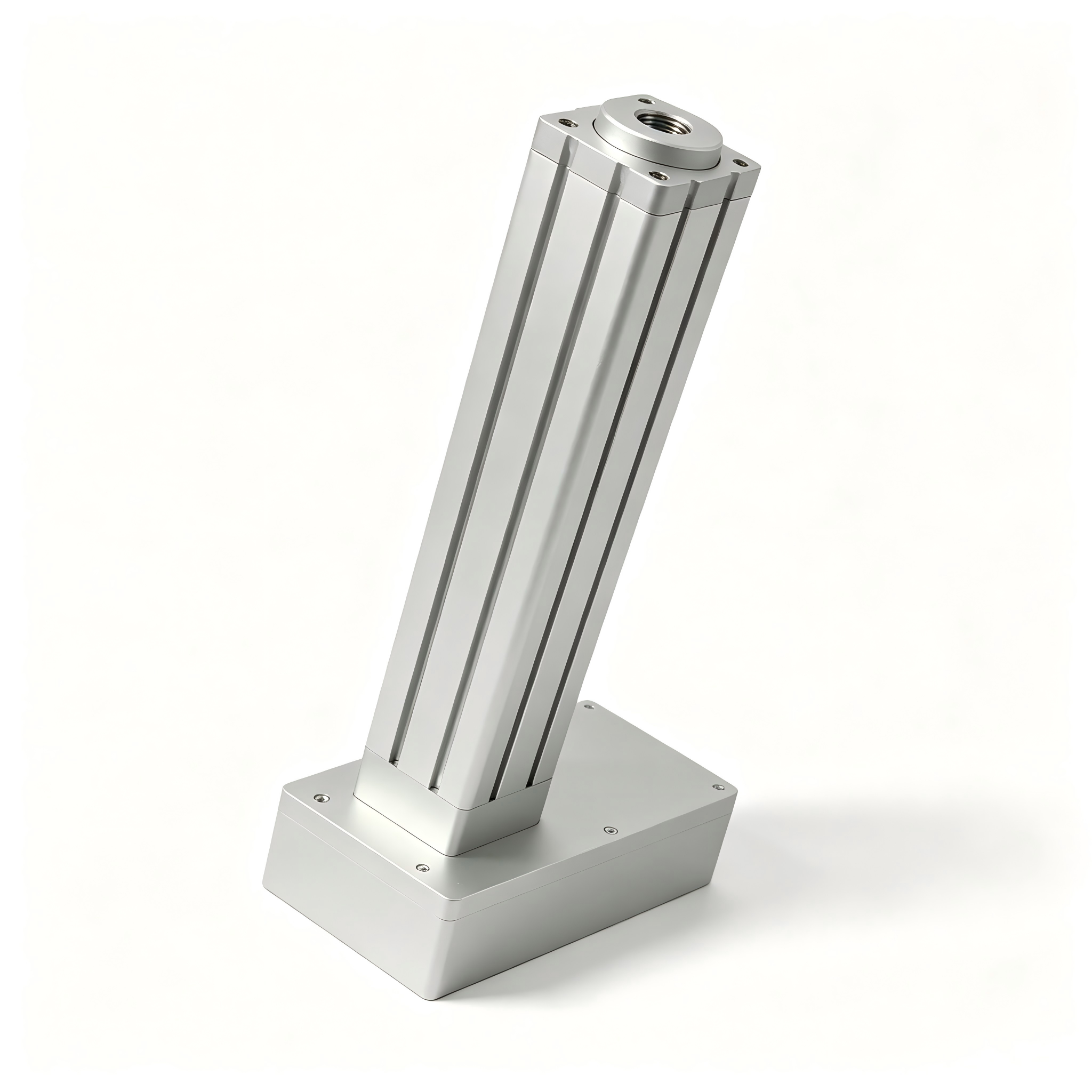 Z20 Industrial Linear Electric Cylinder, Vertical Aluminum Profile Actuator with Square Base, M24x1.5 Connector for Automation Equipment