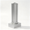 Z20 Industrial Linear Electric Cylinder, Vertical Aluminum Profile Actuator with Square Base, M24x1.5 Connector for Automation Equipment