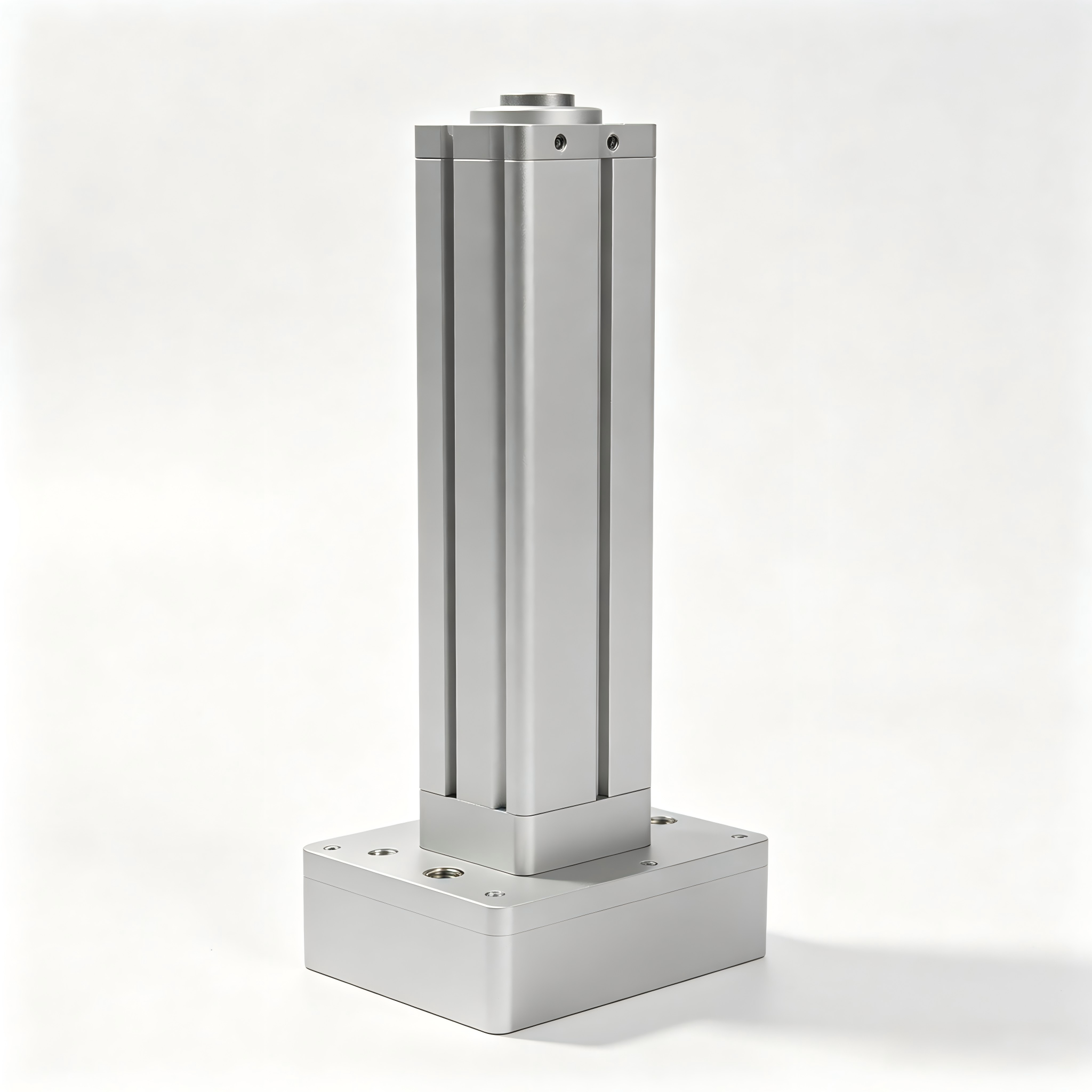 Z20 Industrial Linear Electric Cylinder, Vertical Aluminum Profile Actuator with Square Base, M24x1.5 Connector for Automation Equipment
