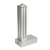 Z20 Industrial Linear Electric Cylinder, Vertical Aluminum Profile Actuator with Square Base, M24x1.5 Connector for Automation Equipment