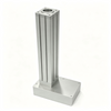 Z20 Industrial Linear Electric Cylinder, Vertical Aluminum Profile Actuator with Square Base, M24x1.5 Connector for Automation Equipment