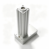 Z20 Industrial Linear Electric Cylinder, Vertical Aluminum Profile Actuator with Square Base, M24x1.5 Connector for Automation Equipment